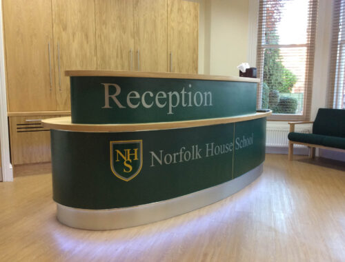 JLS Design & Build Joinery Manufacturer and Building Contractor in Coventry and Warwickshire Reception Norfolk House School